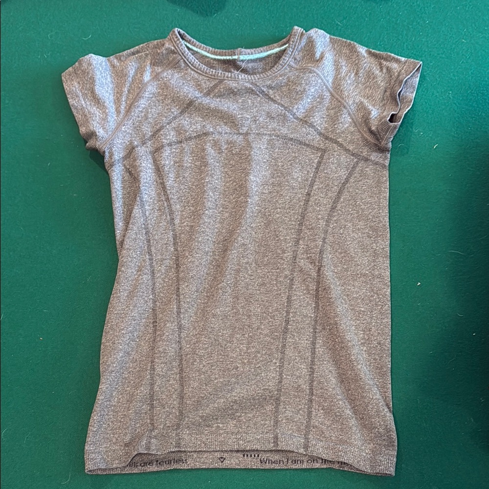 Gray Kids' Athletic Shirt